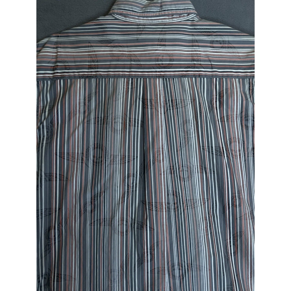 Harley Davidson Mens Button Up Shirt Size M Medium Short Sleeve Oem - Picture 4 of 8